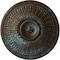 Ekena Millwork Modena Ceiling Medallion (Fits Canopies up to 5 1/4"), 23 1/2"OD x 3 1/2"P, Bronze Blue Patina CM23MOBBS - alternate 1